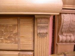 ντεκόρ ξύλου ροζέτα ξύλο